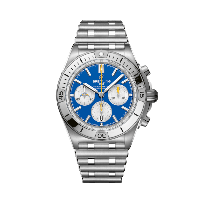 Chronomat B01 42 NFL Los Angeles Chargers Edition, reference AB01342B1C8A1. Link to product details.