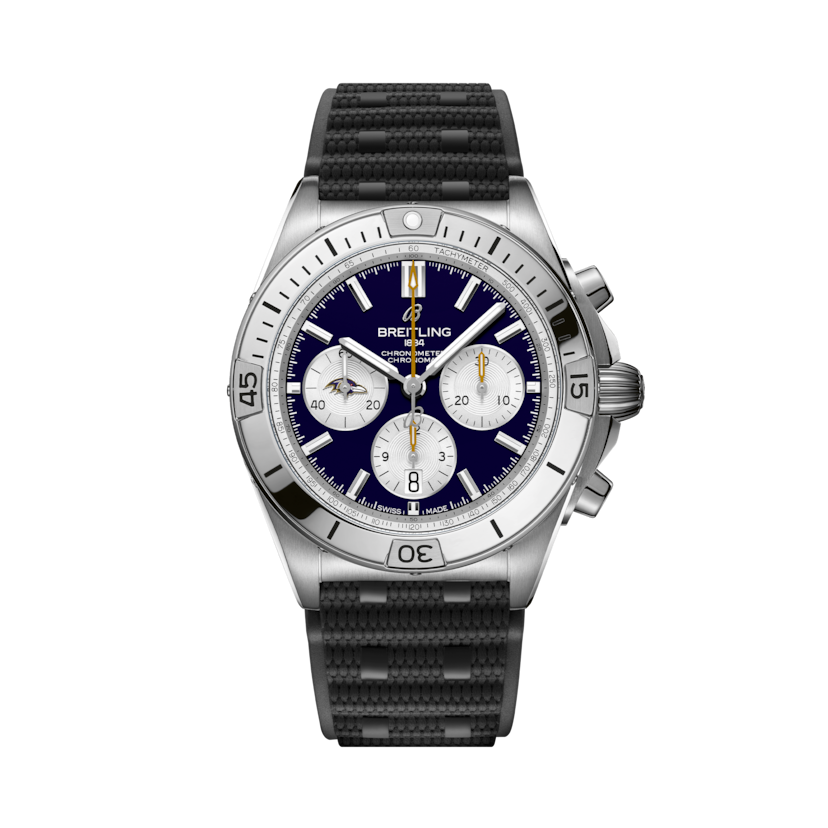 Chronomat B01 42 NFL Baltimore Ravens Edition, reference AB01342B1K2S1. Link to product details.