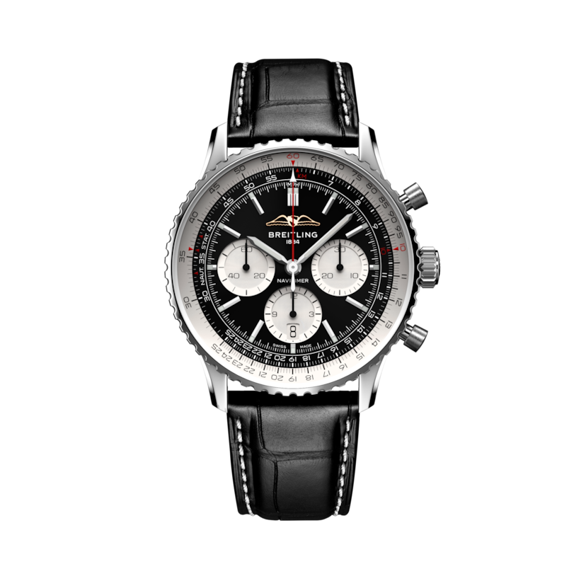 Navitimer B01 Chronograph 43, reference AB0138211B1P1. Link to product details.