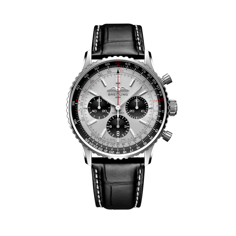 Navitimer B01 Chronograph 43, reference AB0138241G1P1. Link to product details.