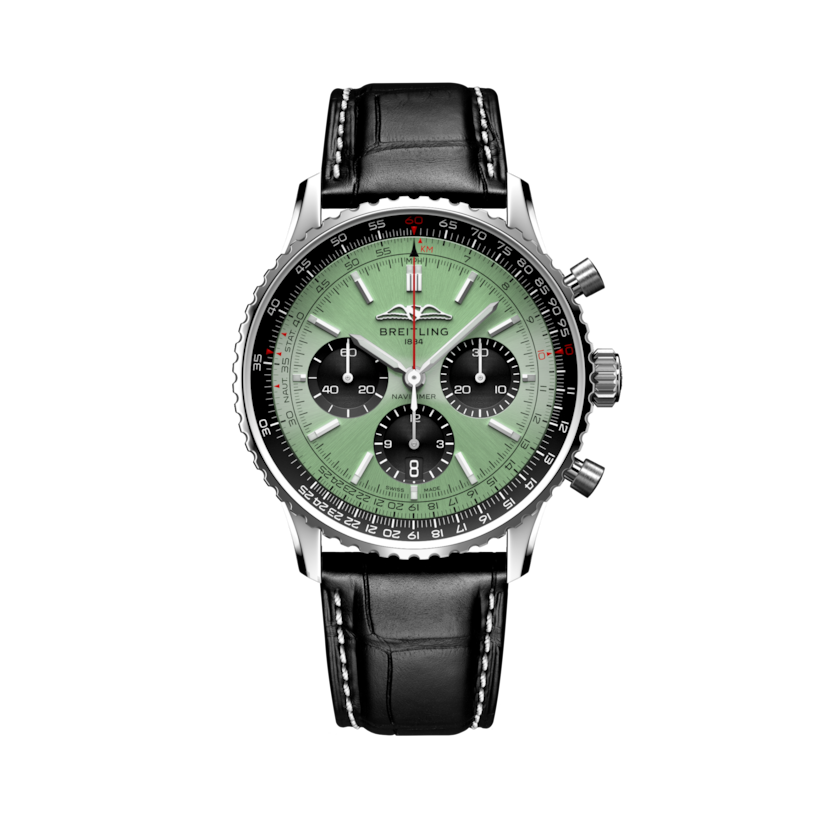 Navitimer B01 Chronograph 43, reference AB0138241L1P1. Link to product details.