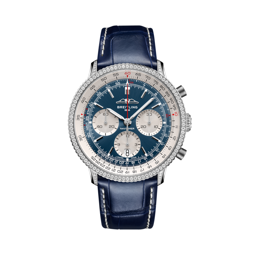 Navitimer B01 Chronograph 41, reference AB0139631C1P1. Link to product details.