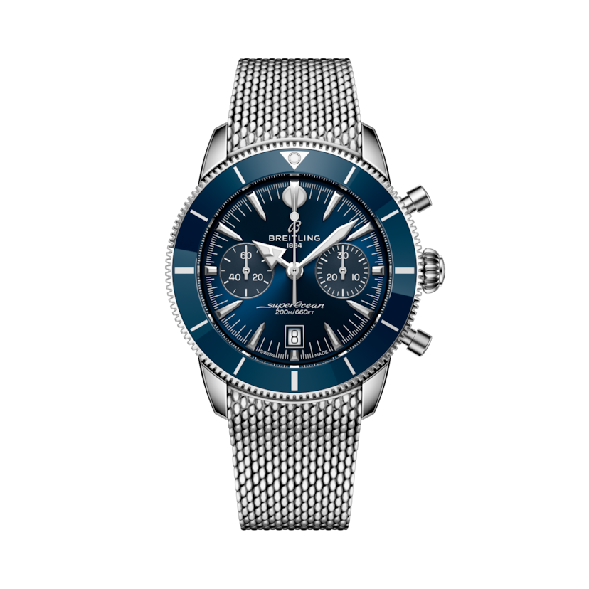 Superocean Heritage B01 Chronograph 42, reference AB0156161C1A1. Link to product details.