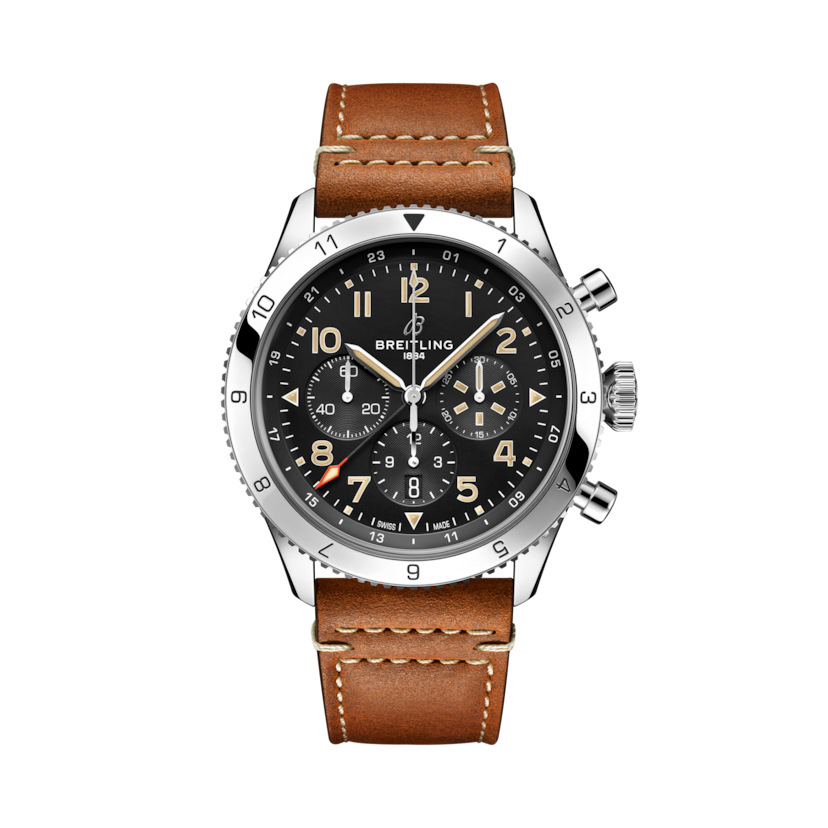 Super AVI B04 Chronograph GMT 46 P-51 Mustang, reference AB04453A1B1X1. Link to product details.