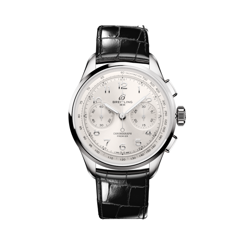 Premier B09 Chronograph 40, reference AB0930371G1P1. Link to product details.