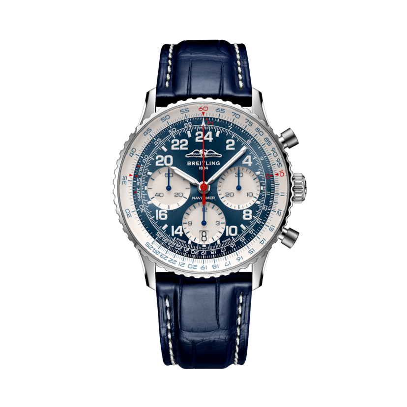 Navitimer B02 Chronograph 41 Cosmonaute Scott Carpenter Centenary, reference LB0240211C1P1. Link to product details.