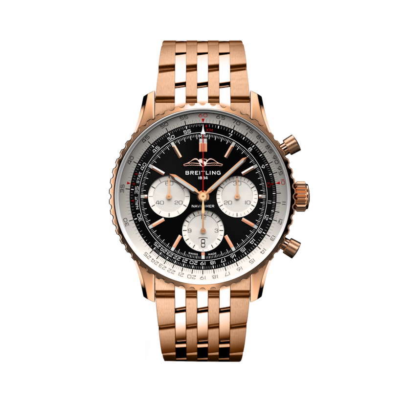 Navitimer B01 Chronograph 43, reference RB0138211B1R1. Link to product details.