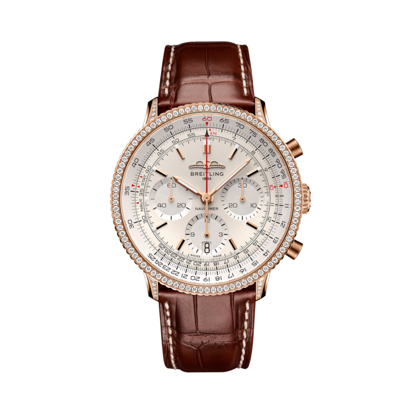 Navitimer B01 Chronograph 41, reference RB0139631G1P1. Link to product details.