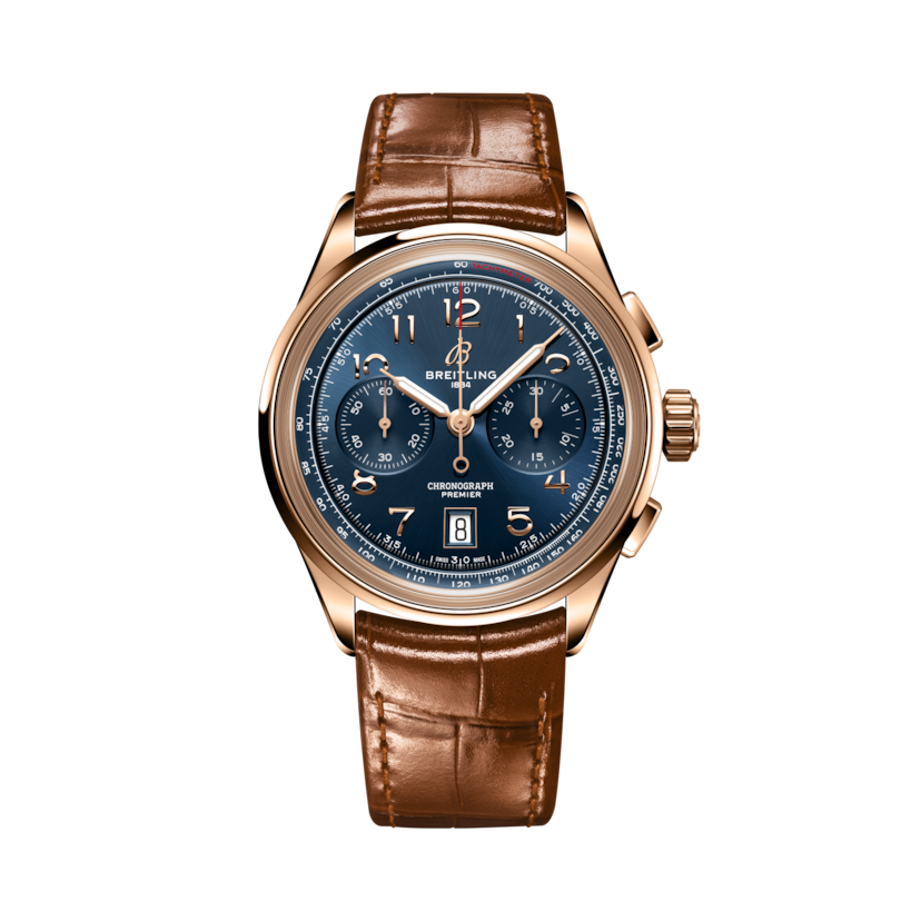 Premier B01 Chronograph 42, reference RB0145171C1P1. Link to product details.