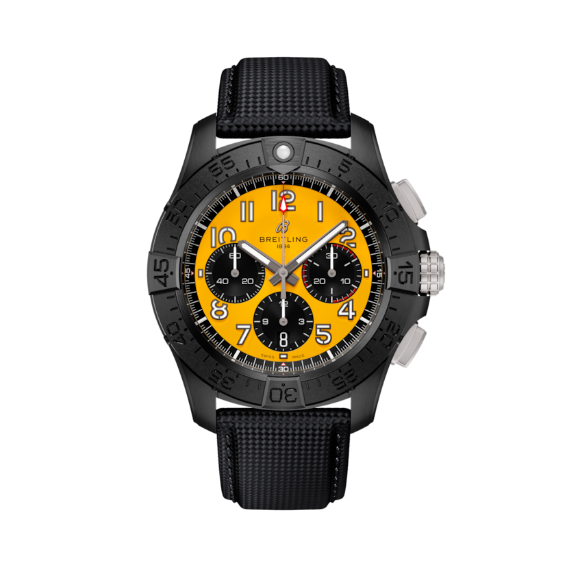 Avenger B01 Chronograph 44 Night Mission, reference SB0147101I1X2. Link to product details.