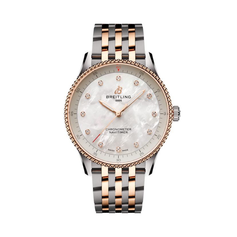 Navitimer 32, reference U77320E61A1U1. Link to product details.